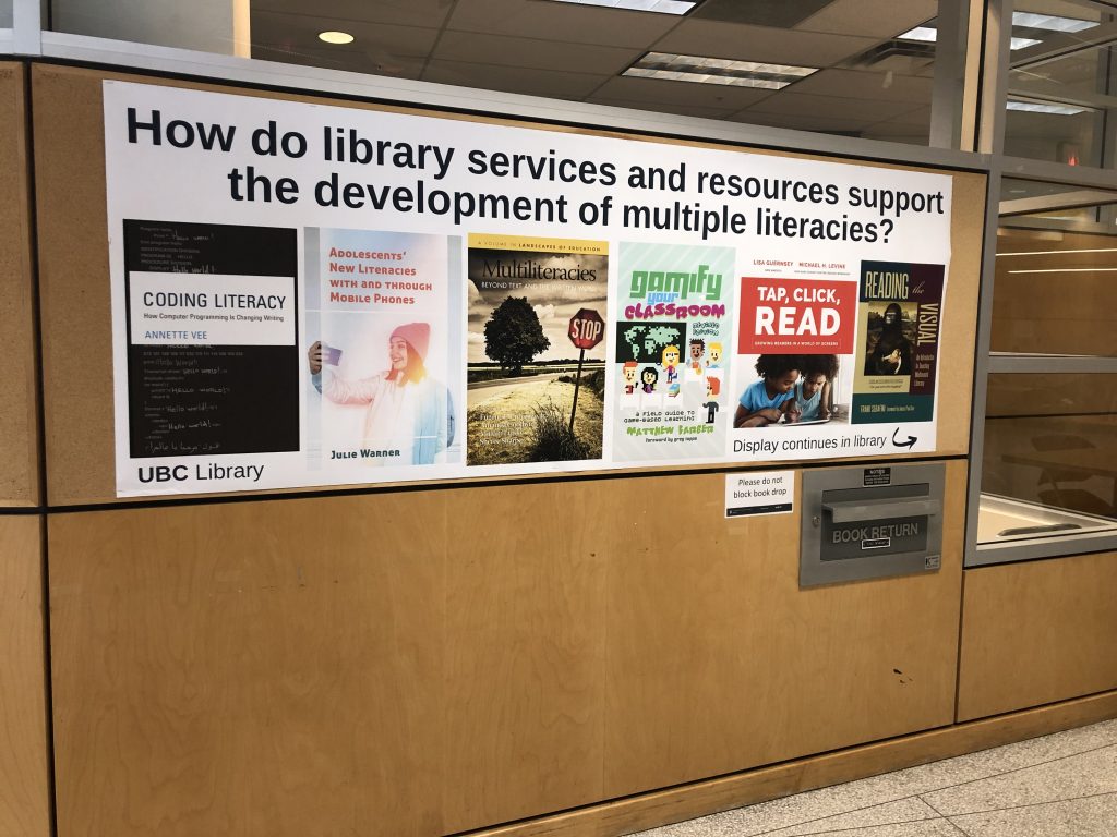 September Display and Workshops How do library services 